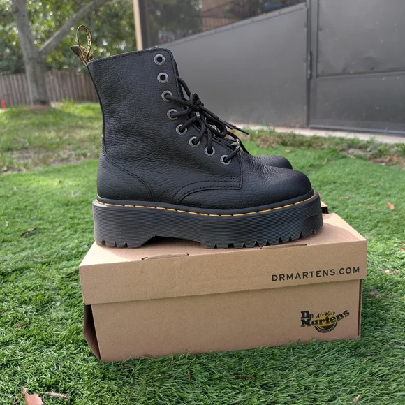 Dr. Martens Black Jadon Pisa Platform Women's Boots - Picture 4 of 6